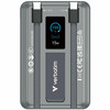 Verbatim Charge N Go 10,000 mAH Magnetic Wireless Dual USB-C Cable Power Bank