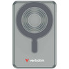 Verbatim Charge N Go 10,000 mAH Magnetic Wireless Dual USB-C Cable Power Bank