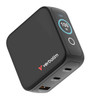 Verbatim 100W 3-Port Mini GaN USB-C/A Smart Display Charger