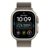Apple Watch Ultra 4 GPS + Cellular 49mm Natural Titanium Case with Natural Titanium Milanese Loop - M