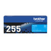 Brother TN-255C Cyan Toner Cartridge - 2,200 Pages