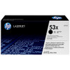HP 53X High Yield Black LaserJet Toner Cartridge (Q7553X)
