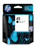 HP 45 Black Ink Cartridge for DeskJet 8XX, 9XX, 1000, 1120 - 830 Page Yield