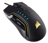 Corsair Gaming GLAIVE RGB Gaming Mouse, Backlit RGB LED, 16000 DPI, Optical, Aluminum