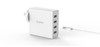 ORICO 4 Port USB Wall Charger (DCW-4U-AU) - White; 4 USB Charging Ports; 5V2.4A Per Port; 5V6A 30W Max; AC 100-240V 50/60HZ 0.8A Max; 5V USB-enabled