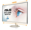 ASUS VZ27VQ 27" FHD 125% sRGB VA Curved Eyecare SPK GamePlus DP HDMI SplendidPlus TUV Certified UltraSlim Frameless Monitor