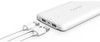 ORICO 10000mAh Scharge Polymer Power Bank White(LD100), ABS, Micro USB 5V2A, USB-A 5V2.4A, power life indicator