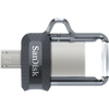 SanDisk Ultra Dual Drive m3.0, SDDD3 256GB, USB3.0, Black, USB3.0/micro-USB connector, OTG-enabled Android devices, 5Y