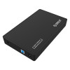 ORICO 3.5 inch External Hard Drive Enclosure (3588US3-V1); 3.5 inch HDD / SSD; SuperSpeed USB3.0; SATA I,II,III; 8 TB, 3.3Ft / 1M USB3.0 Cord