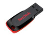 SanDisk Cruzer Blade USB Flash Drive, CZ50 32GB, USB2.0, Black with red accent, compact design, 5Y