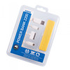 2200mah Emergency Power Bank with 3 in 1 Charging Cable YELLOW