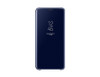 S9+ Clear View Standing Cover - Blue