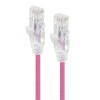 ALOGIC 1m Pink Ultra Slim Cat6 Network Cable - Series Alpha