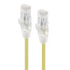 ALOGIC 1m Yellow Ultra Slim Cat6 Network Cable - Series Alph