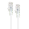 ALOGIC 2m White Ultra Slim Cat6 Network Cable - Series Alpha