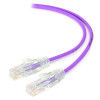 ALOGIC 5m Purple Ultra Slim Cat6 Network Cable - Series Alph
