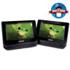 DVD Player Dual In Car 7" with Bonus Pack (headrest mounts and earphones)