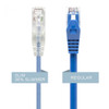 ALOGIC 3m Blue Ultra Slim Cat6 Network Cable, UTP, 28AWG, Series Alpha  (Retail Blister Packaging)
