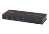 Aten 4x4 USB 3.1 Gen 1 Industrial Grade Hub Switch, up to 5Gbps data throughput, supports serial control RS422/RS485