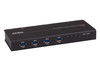 Aten 4x4 USB 3.1 Gen 1 Industrial Grade Hub Switch, up to 5Gbps data throughput, supports serial control RS422/RS485