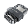 SanDisk Ultra Dual Drive m3.0, SDDD3 16GB, USB3.0, Black, USB3.0/micro-USB connector, OTG-enabled Android devices, 5Y - MOQ:5