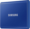 Portable SSD T7, 500GB, Indigo Blue, USB3.2, Type-C, R/W(Max) 1,050MB/s, Aluminium Case, 3 Years Warranty