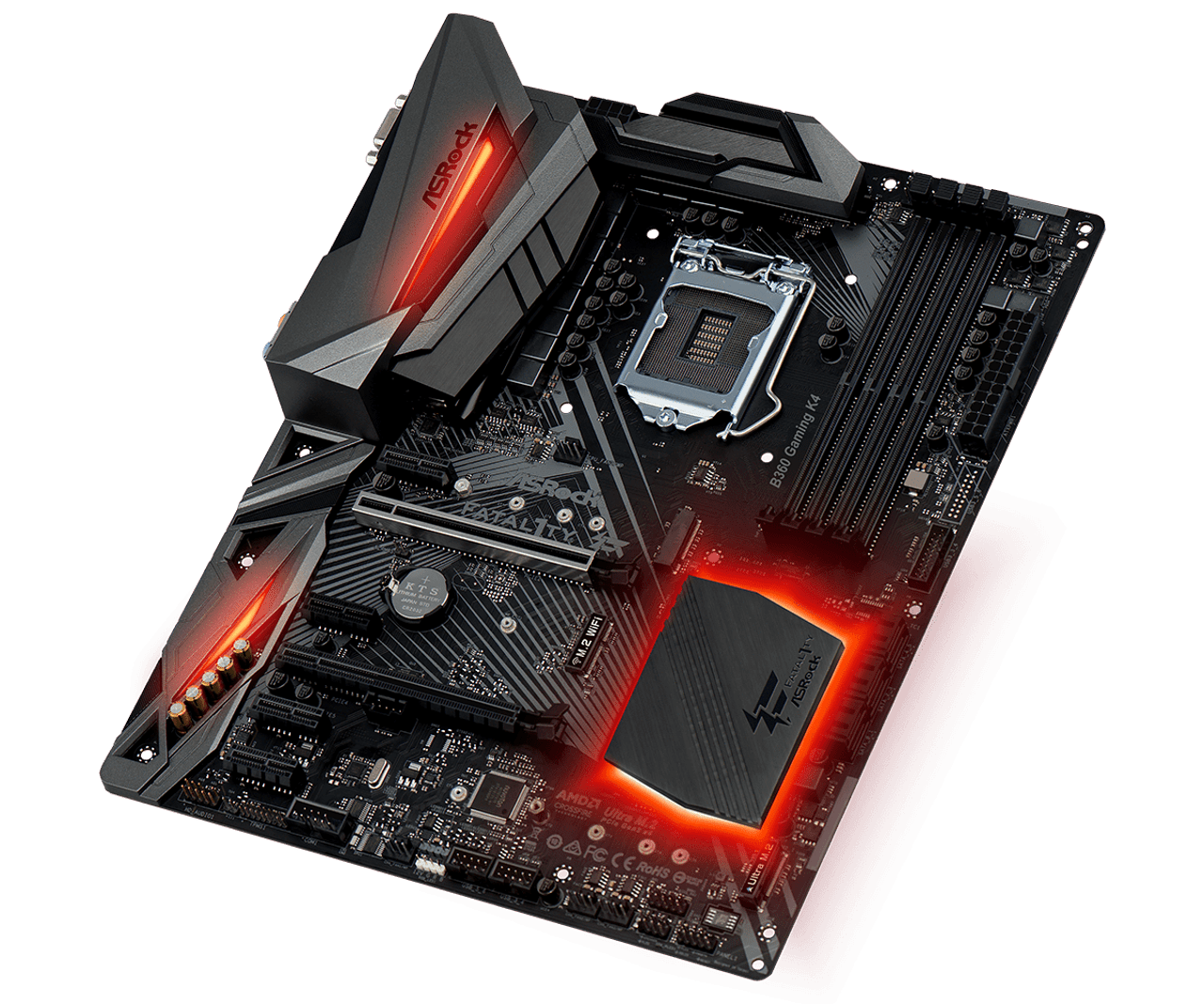 Asrock Fatal1ty 60 Gaming K4 Atx Pcie X16 Cfx M 2 2 Ssd 1 Wifi Key E Hdmi Dp D Sub Usb 3 1 Intel I219v Thunderbolt 3 3 Yrs Wrty Mediaform Au