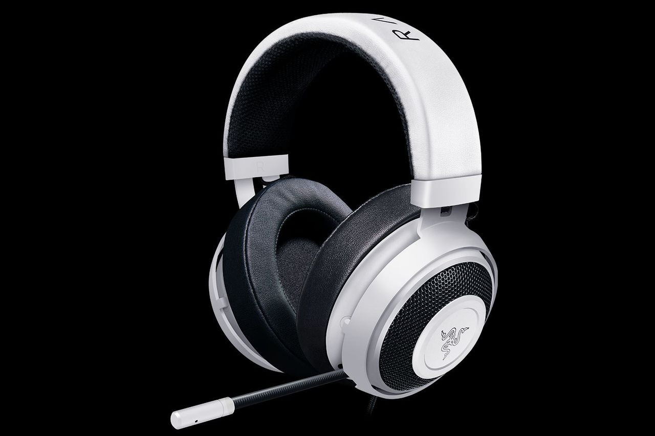 Razer Kraken Pro V2 - Analog Gaming Headset, White, Oval Ear ...