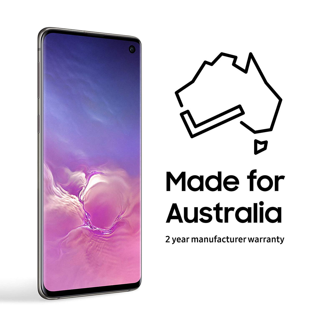 Samsung Galaxy S10 - 128GB Single Sim (Prism Black) - MediaForm AU