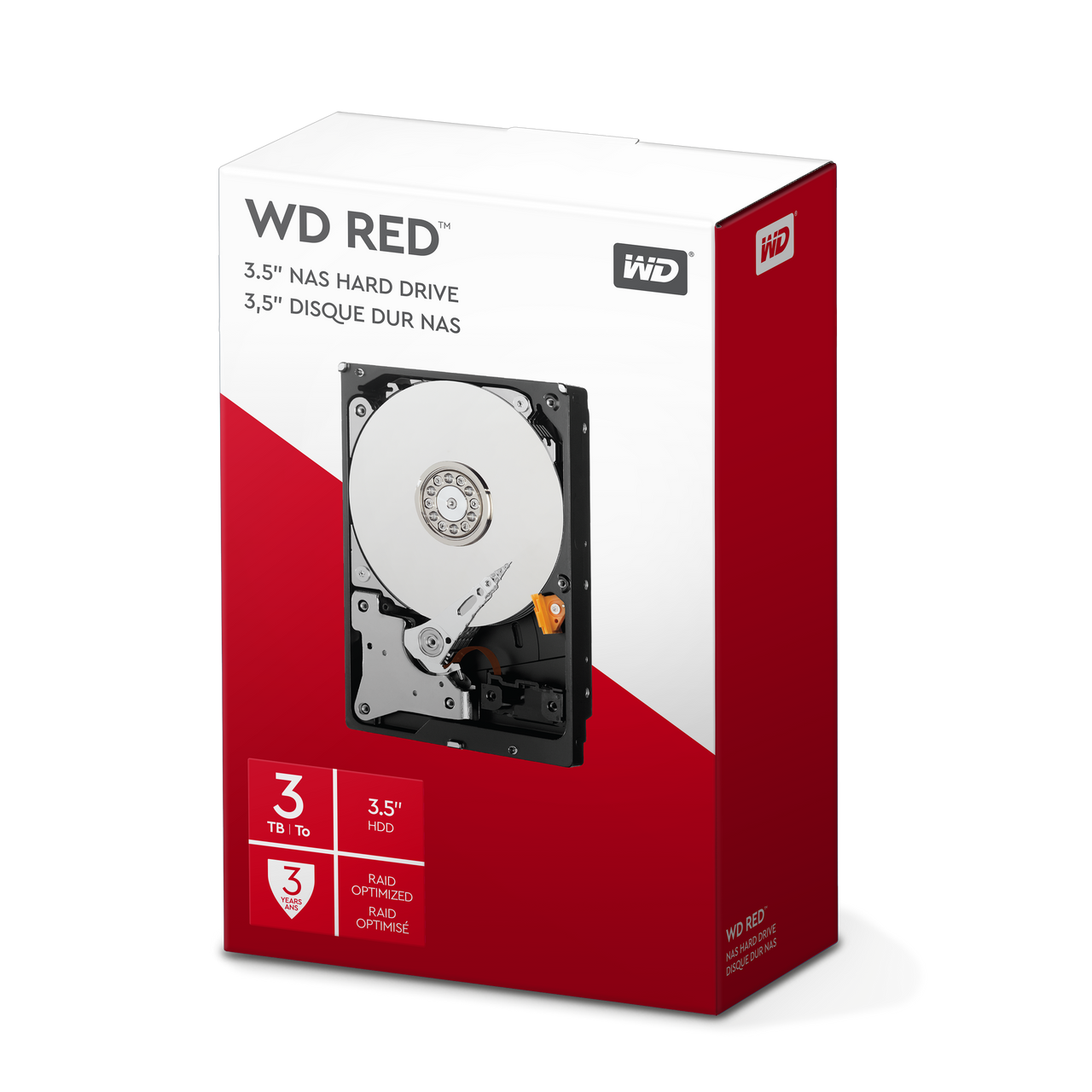 NEW - 3 Year Warranty NEW Western Digital Red 3TB, 7200 RPM,3.5