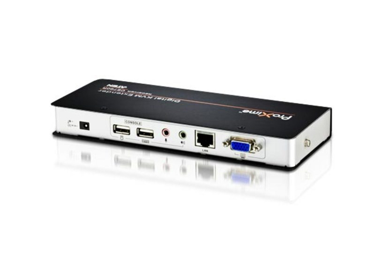 USB VGA/Audio Cat KVM Extender with Deskew 1280 x 1024 60Hz(300m); 1920  x 1200 60Hz (150 m), RS-232, Audio OLD SKU: CE-770 MediaForm AU