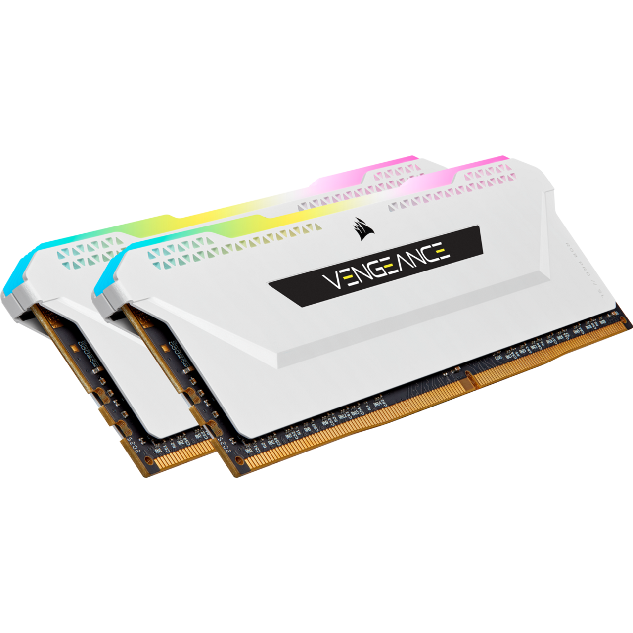 3200MHz 16-20-20-38, MediaForm XMP 1.35V Heatspreader, Unbuffered, LED, white - RGB Dimm, 2.0, Vengeance Black 2x16GB RGB Pro PCB, AU 32GB CORSAIR DDR4,