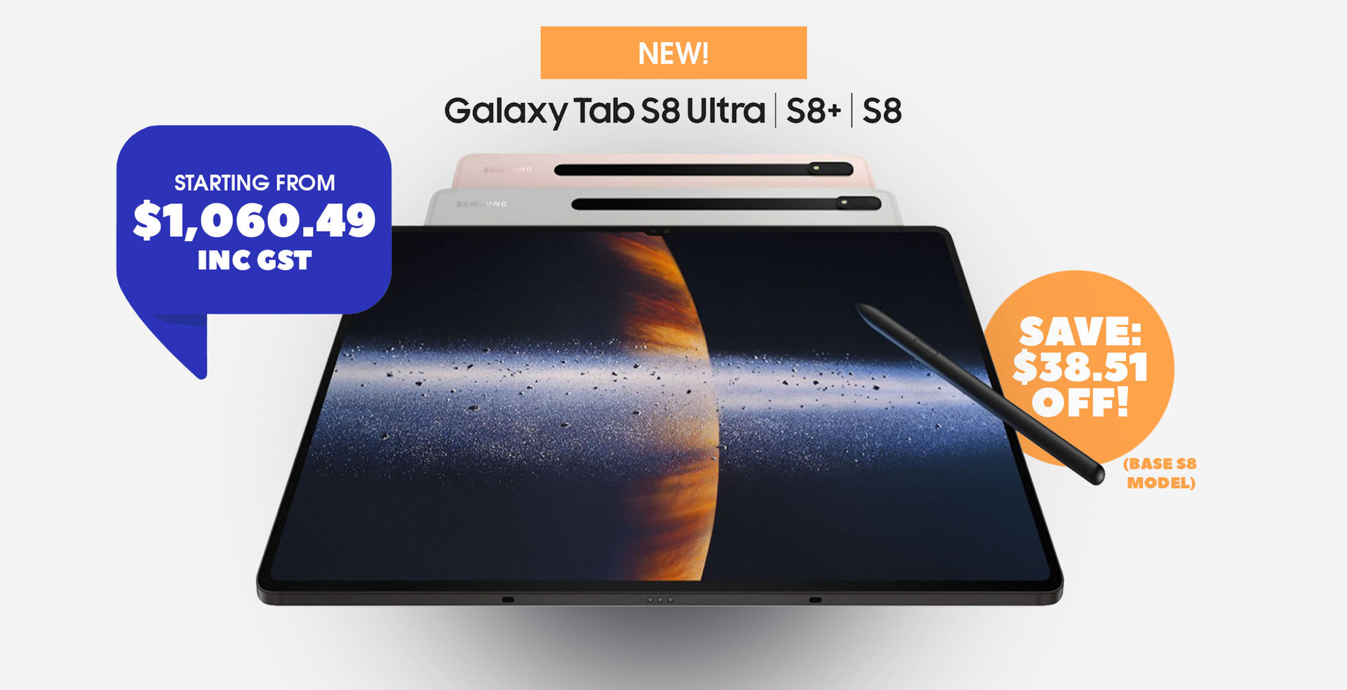 Samsung Galaxy Tab S8: Available Now