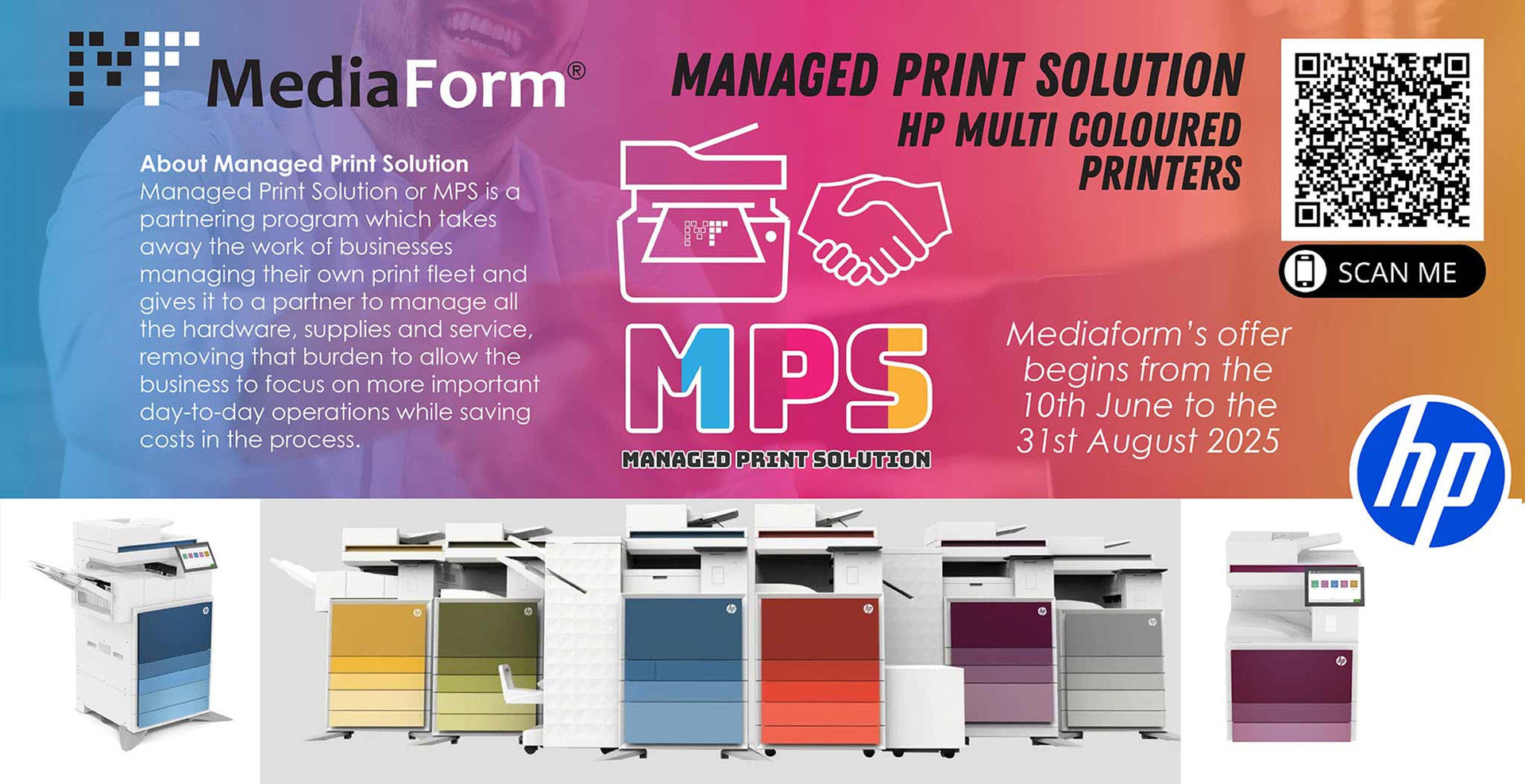 Sign Up to Managed Print Solution with MediaForm today!