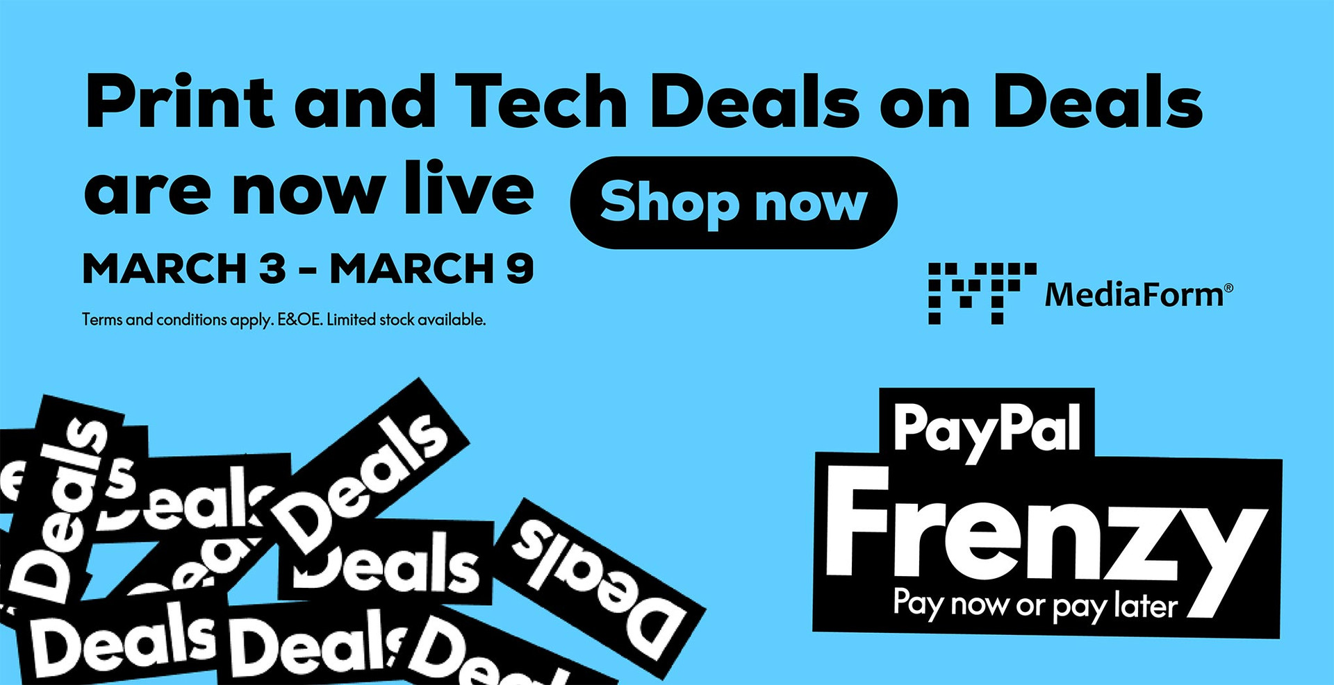 PayPal Frenzy 2026 is NOW LIVE: Print and Tech Deals on Deals