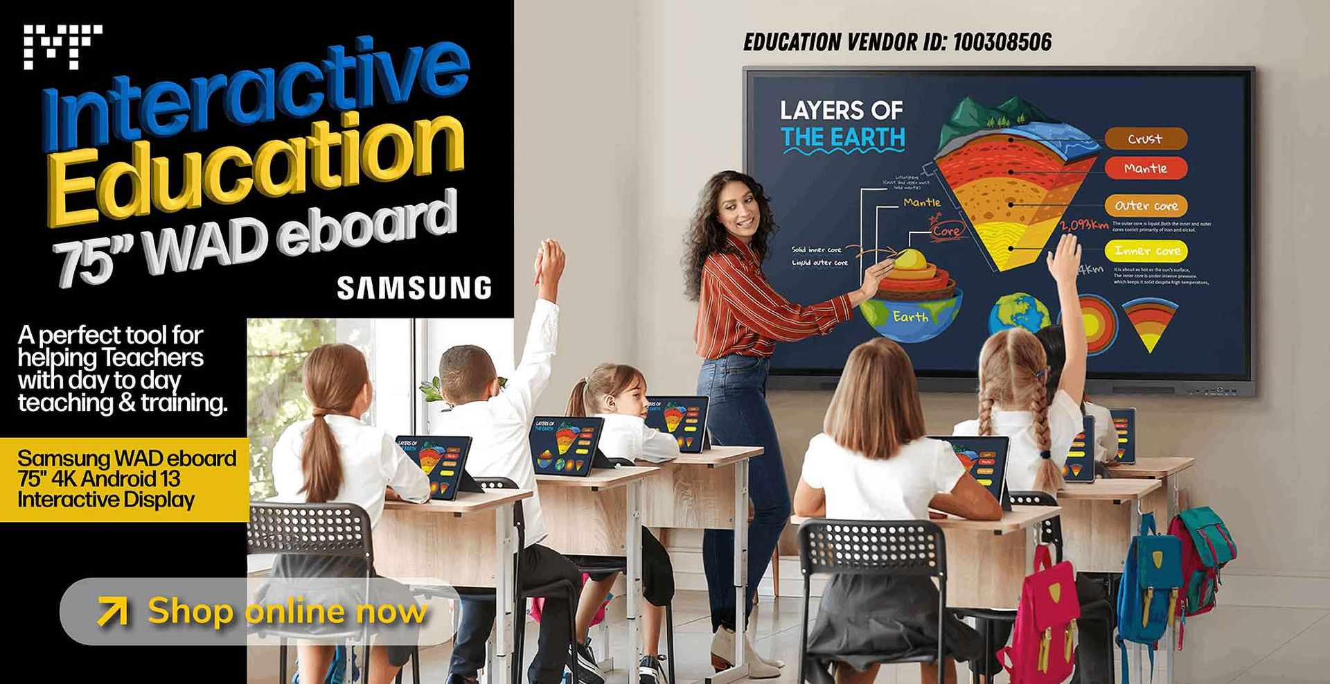 Samsung Interactive Education 75" WAD eBoard: Shop Now