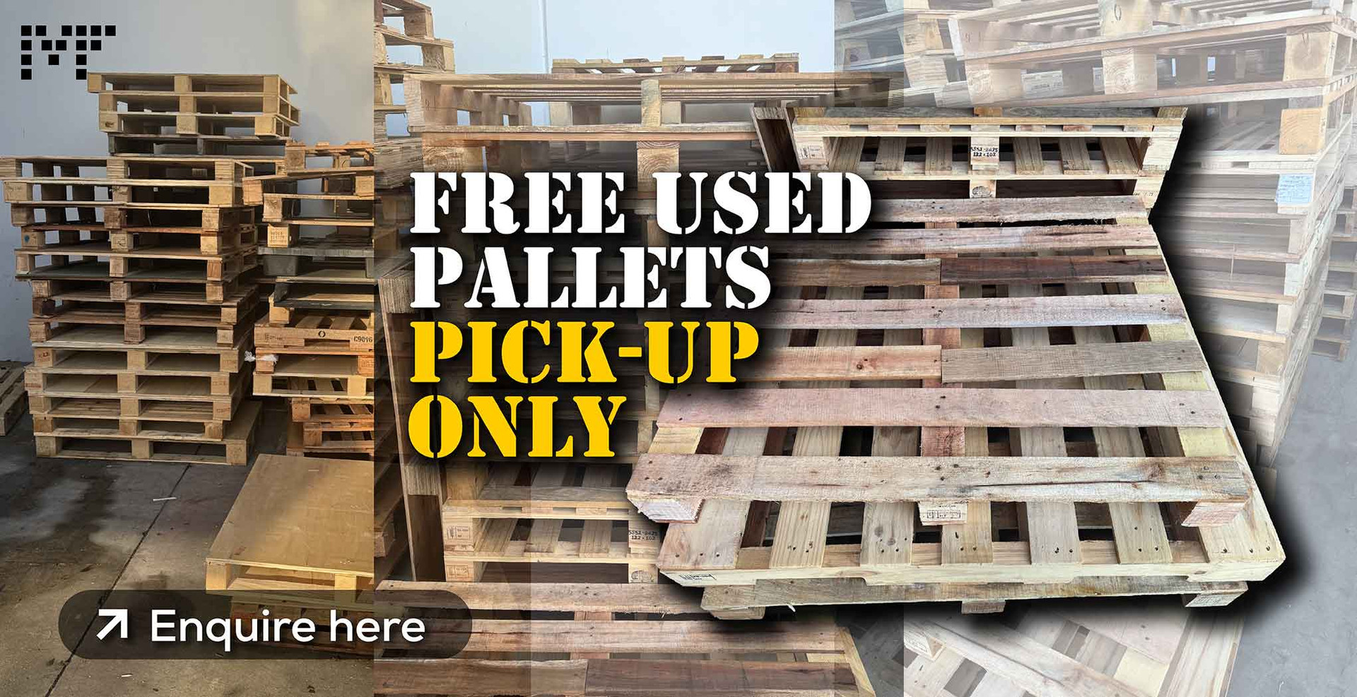 FREE Wooden Pallets (Used) - Pick Up Only from Sydney Warehouse