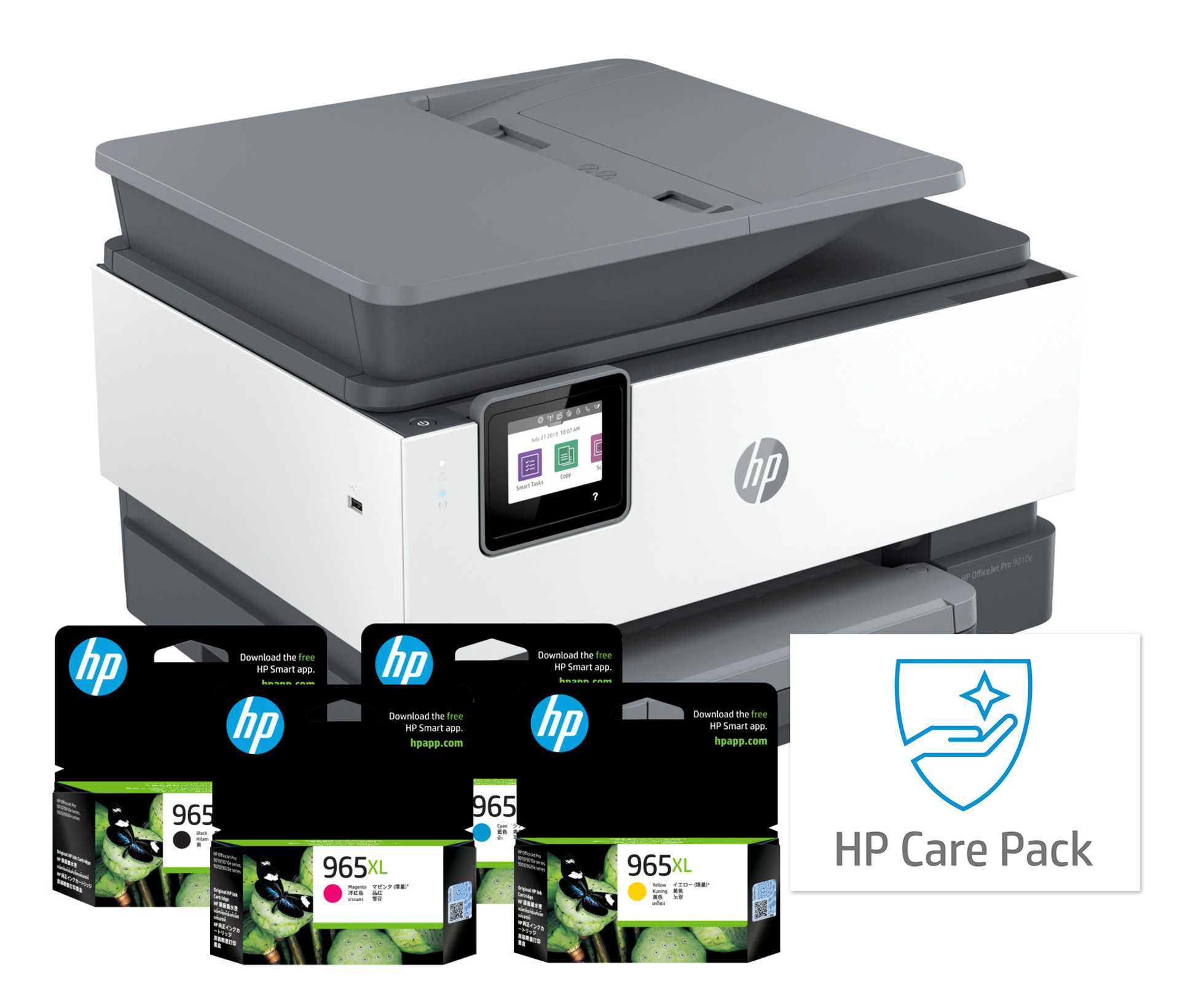 Hp Officejet Pro 8010e 915xl Ink Set 3 Year Bundle Mediaform Au 2729