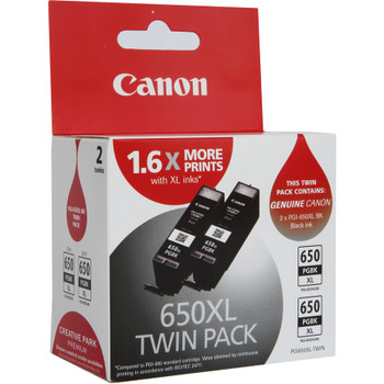 Canon PGI680XLBK BLack Twin Pack Tank 400 Pages for TR7560 TR8560 TS6160 TS8160 TS9160