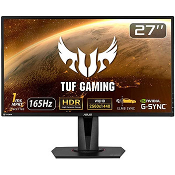Asus TUF Gaming VG27WQ-AU 27" (16:9) IPS WQHD LED Curved Gaming Monitor, 1ms, 165hz, Dp, Hdmi(2), Tilt, Vesa, H/adj, Spkr, 3yr