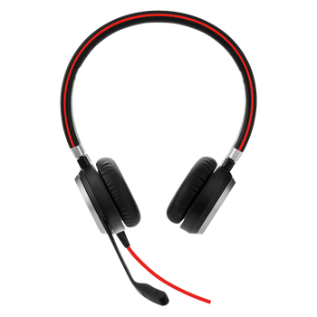 Jabra EVOLVE 40 MS Stereo HD Audio Headset (6399-823-109) with Microphone - Microsoft Certified