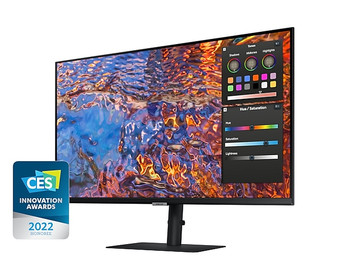 Samsung 32" ViewFinity S80PB (16:9) UHD IPS LED Business Monitor, 5ms, Dp, Hdmi, Hdr600, Usb-c, Usb(3),lan, H/adj, Vesa, 3yr