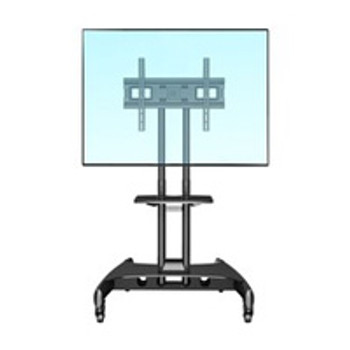 HEIGHT ADJUSTABLE TROLLEY FOR TV SCREEN SIZE 40-65 MAX 45.5KG