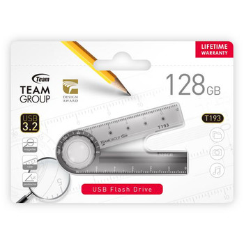 Team Group 193 USB3.2 Multifunction Flash Drive 128GB, Magnifier, Ruler, Protractor