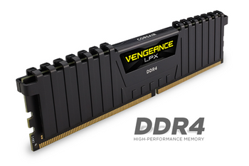 CORSAIR Vengeance LPX 8GB (2 x 4GB) DDR4 DRAM DIMM 2133MHz Unbuffered 13-15-15-28 Black Heat spreader 1.20V XMP 2.0