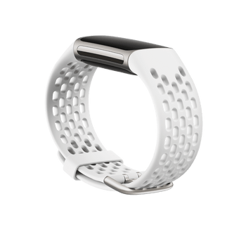 FITBIT CHARGE 5,SPORT BAND,FROST WHITE,LARGE