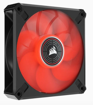 CORSAIR ML ELITE Series, ML120 LED ELITE, 120mm Magnetic Levitation Red LED Fan with AirGuide, Single Pack