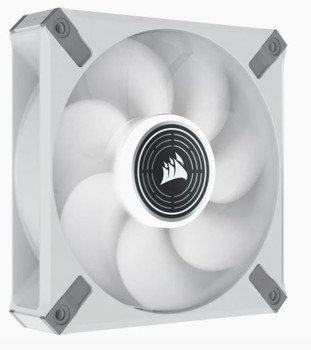 CORSAIR ML ELITE Series, ML120 LED ELITE WHITE, 120mm Magnetic Levitation White LED Fan with AirGuide, Single Pack