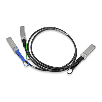 Mellanox Passive Copper Hybrid Cable, Ib Hdr 200gbe To 2x100gbe, Qsfp56-2xqsfp56,col, 2m