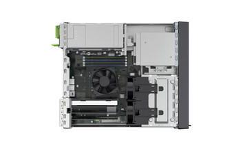 Fujitsu Primergy TX1320M5, SFF, Std. PSU, E-2378 8C/16T 2.60 GHz, 16GB RAM (1/4), 2.5" SAS/SATA (0/4),IRMC, 500W (1/2), 1YR